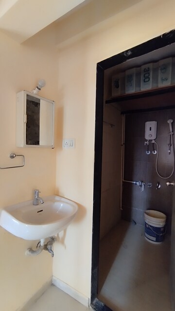 Bathroom in 1 BHK Apartment at Raunak City Phase 2, Kalyan West – for Sale