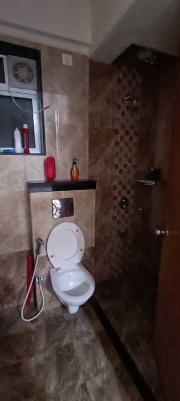 Bathroom in 3 BHK Apartment at Hiranandani Estate Englewood, Ghodbunder Road – for Rent