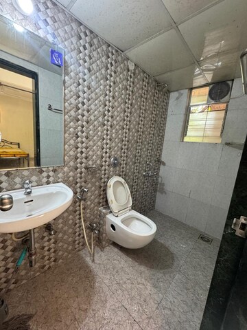 Bathroom in Studio Apartment at Goel Ganga Orchard, Mundhwa – for Rent