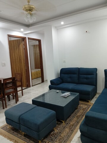 Living Room in 2 BHK Apartment at Atlanta Society, Wakad – for Rent