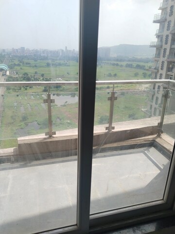 Balcony in 3 BHK Apartment at Galaxy Green Woods, Kharghar – for Rent
