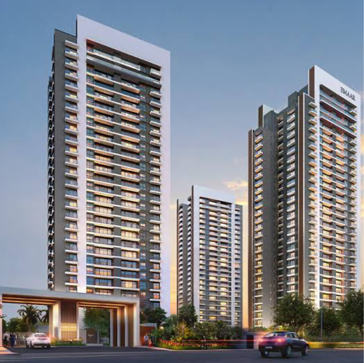 3 BHK + Servant Room 1426 Sq.Ft. Apartment in Emaar Urban Oasis