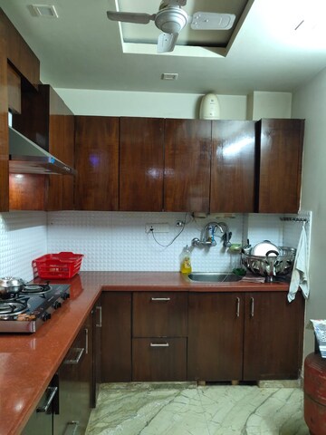 Kitchen in 4 BHK Builder Floor at Nirman Vihar – for Rent