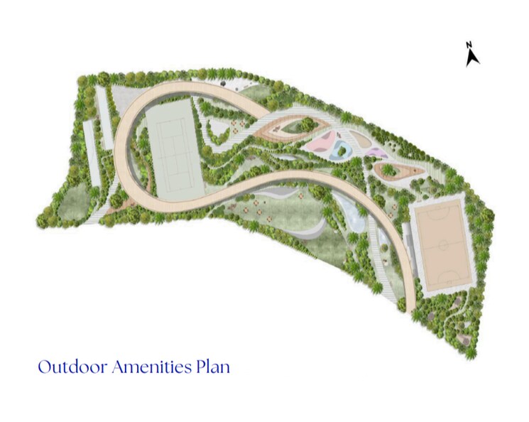 Master Plan, narsingi 3 Bedroom 1835 Sq.Ft. Apartment In Narsingi Hyderabad 7990122