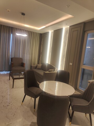 Living Room in 1 BHK Apartment at Bhartiya Leela Residences, Thanisandra Main Road – for Rent