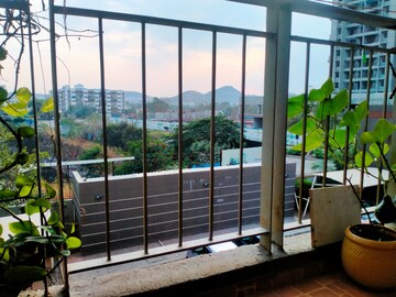 Balcony in 1 BHK Apartment at Saarrthi Skybay II, Mahalunge – for Sale