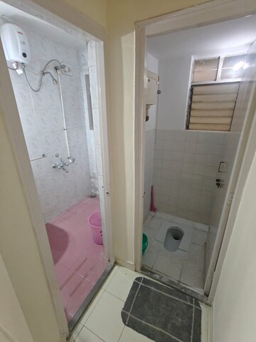 Bathroom in 2 BHK Apartment at Mahadkar Residency, Paud Road – for Rent