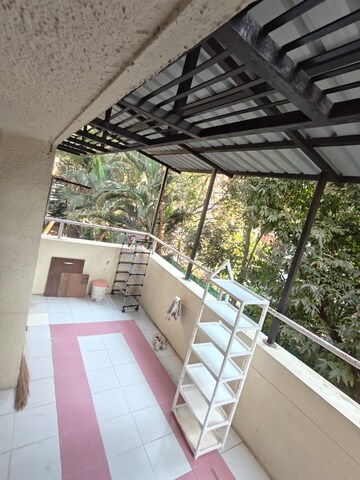 Balcony in 2 BHK Apartment at Mahadkar Residency, Paud Road – for Rent