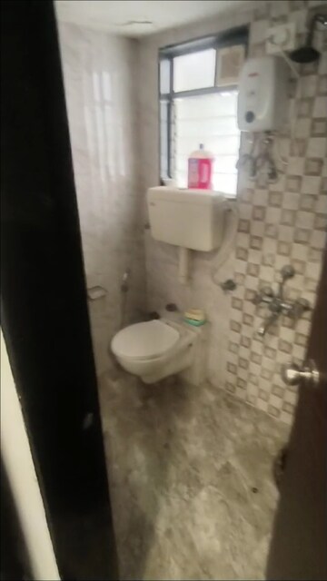 Bathroom in 1 BHK Apartment at Bhoomi Acropolis, Virar West – for Rent