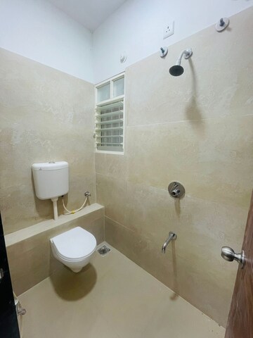 Bathroom in 2 BHK Apartment at Sahyadri Shruberry, Moshi – for Rent