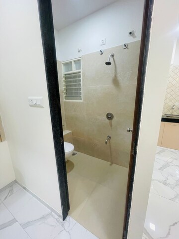 Bathroom in 2 BHK Apartment at Sahyadri Shruberry, Moshi – for Rent