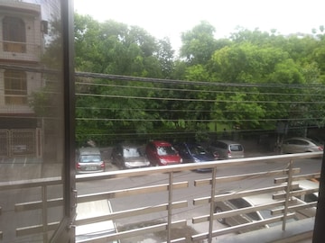 Balcony in 2 BHK Builder Floor at East Of Kailash – for Rent
