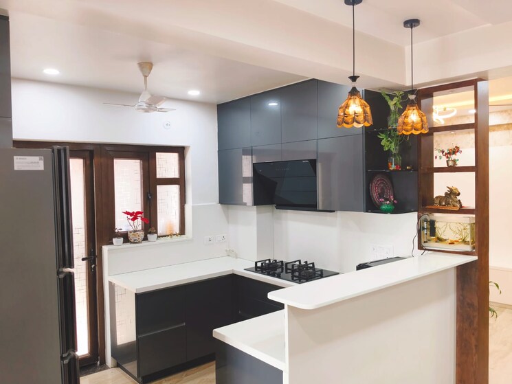 Kitchen, azeagaia-botanica 4 Bedroom 5100 Sq.Ft. Penthouse In Vrindavan Yojna Lucknow 7990737