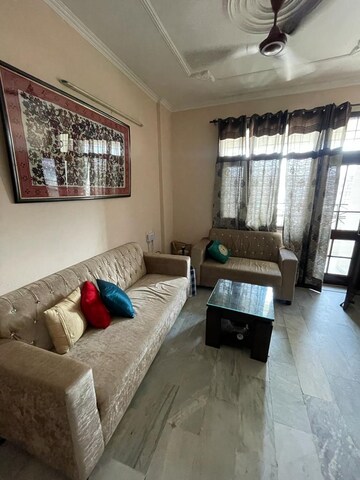 Living Room in 3 BHK Apartment at Raglan Gulmohar Trends, Dhakoli Village – for Rent