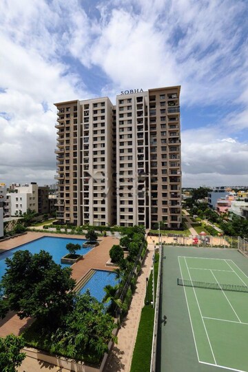 3 BHK Apartment – Exterior View View at Sobha Palm Courts, Kogilu - for Rent