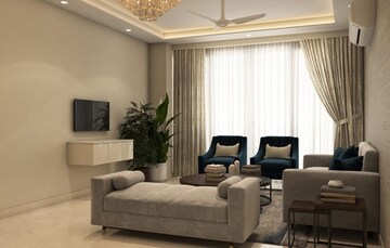Living Room in 3 BHK Builder Floor at Vatika City, Sector 49 – for Rent