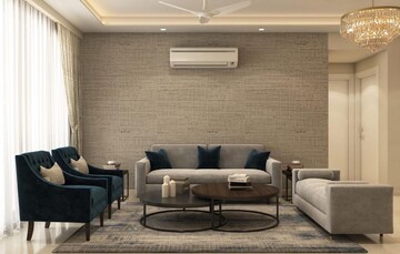 Living Room in 3 BHK Builder Floor at Vatika City, Sector 49 – for Rent