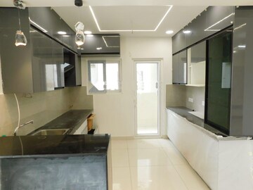 Kitchen in 3 BHK Apartment at Ambience Courtyard, Manikonda – for Rent
