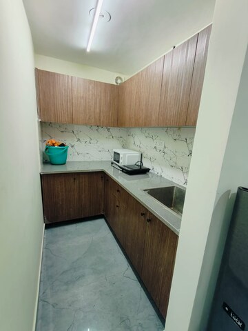 Kitchen in 1 BHK Builder Floor at Ansal Sushant Lok I, Sector 43 – for Rent