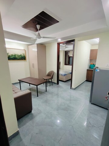 Master Bedroom in 1 BHK Builder Floor at Ansal Sushant Lok I, Sector 43 – for Rent