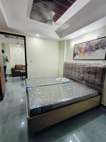 Bedroom in 1 BHK Builder Floor at Ansal Sushant Lok I, Sector 43 – for Rent