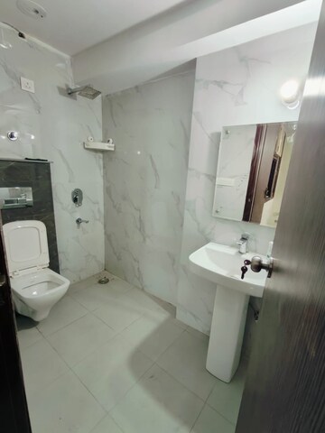 Bathroom in 1 BHK Builder Floor at Ansal Sushant Lok I, Sector 43 – for Rent