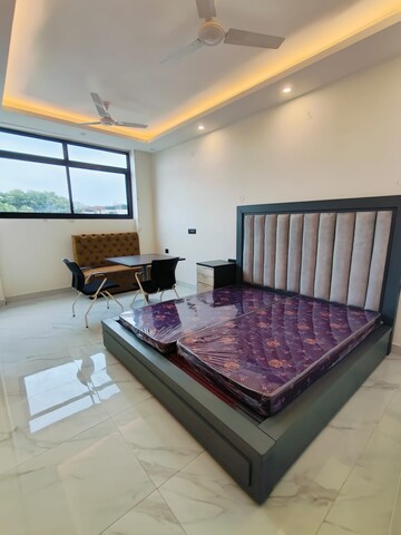 Bedroom in 1 BHK Builder Floor at Ansal Sushant Lok I, Sector 43 – for Rent
