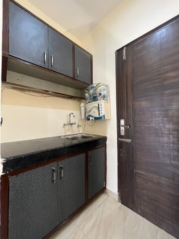 Kitchen in 1 RK Builder Floor at Ansal Sushant Lok I, Sector 43 – for Rent