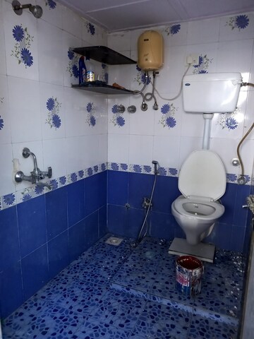 Bathroom in 3 BHK Apartment at Old Panvel – for Rent