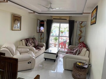 Living Room in 4 BHK Penthouse at Balaji Garden CHS, Kopar Khairane – for Sale