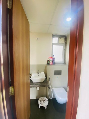 Bathroom in 2 BHK Apartment at Piramal Vaikunth, Balkum Pada – for Rent