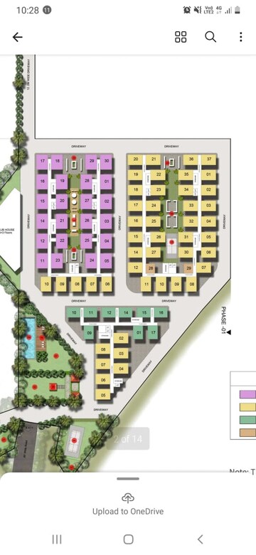 Master Plan in 2 BHK Apartment at Urbanrise Spring Is In The Air, Ameenpur – for Sale