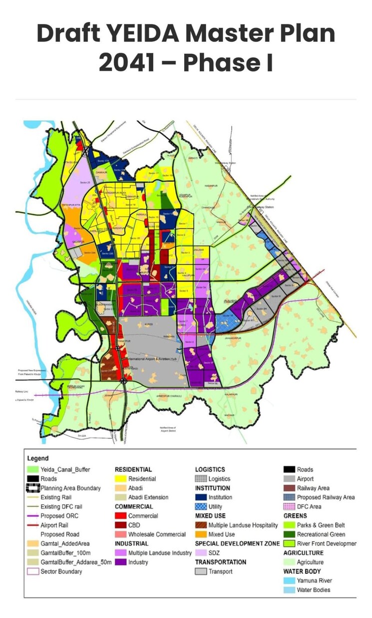 Map Location, jewar  204 Sq.Yd. Plot In Jewar Greater Noida 7992003