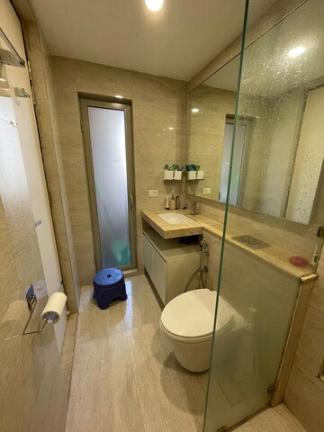 Bathroom in 1 BHK Apartment at Hiranandani Zen Maple, Powai – for Rent