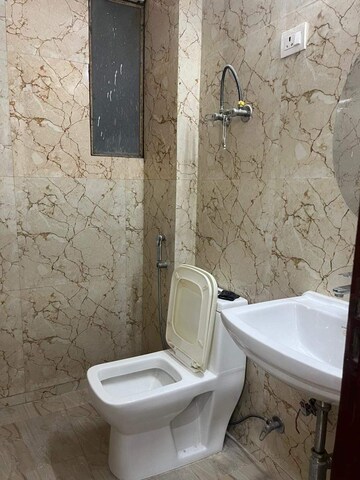 Bathroom in 2 BHK Builder Floor at Saket – for Rent