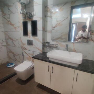 Bathroom in 2 BHK Builder Floor at Chattarpur – for Sale