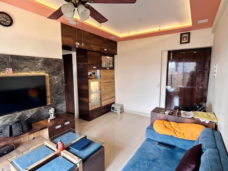 Living Room, kamala-ashish-tower 2 Bedroom 630 Sq.Ft. Apartment In Kandivali West Mumbai 7992916