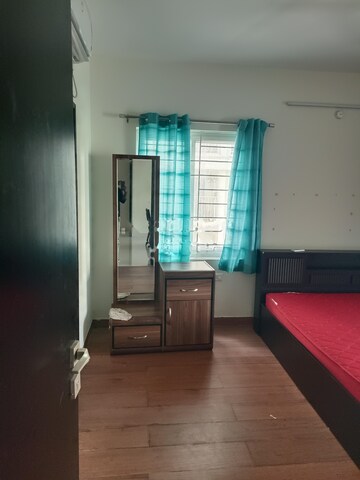 Bedroom in 3 BHK Apartment at Vajras Jasmine County, Puppalaguda – for Rent