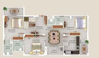 3 BHK Apartment For Resale in Patia Bhubaneswar  7993256