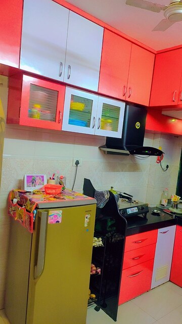 Kitchen in 2 BHK Apartment at Royal Palms Garden View, Goregaon East – for Rent