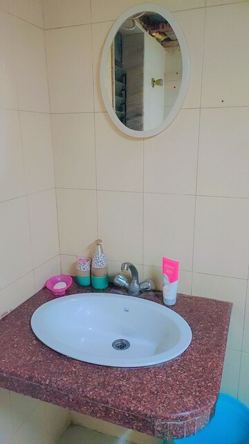 Bathroom in 2 BHK Apartment at Royal Palms Garden View, Goregaon East – for Rent