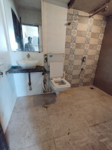 Bathroom in 2 BHK Apartment at Royal Palms Garden View, Goregaon East – for Rent