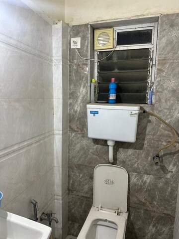 Bathroom in 1 BHK Apartment at Rosa Elite, Bhayandarpada – for Rent