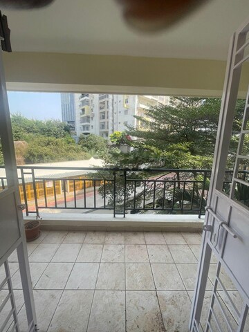 Balcony in 3 BHK Apartment at NCC Nagarjuna Residency, Hi Tech City – for Rent