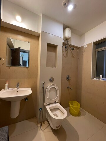 Bathroom in 1 BHK Apartment at Bhoomi Acres, Waghbil – for Rent