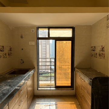 Kitchen in 1 BHK Apartment at Frenny Platinum Tower, Vasai East – for Sale