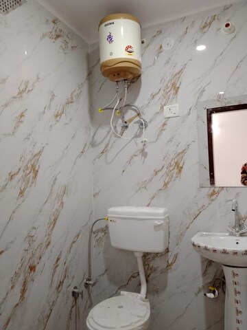 Bathroom in 1 BHK Builder Floor at Freedom Fighters Enclave – for Rent