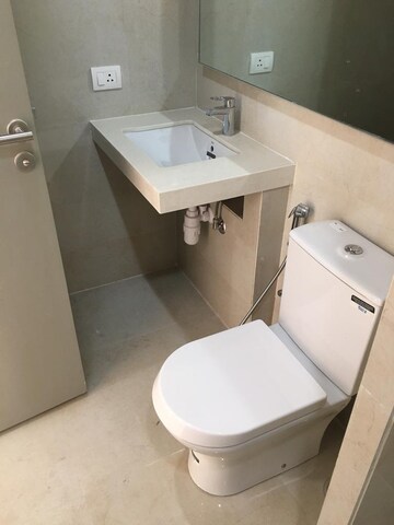 Bathroom in 2 BHK Apartment at Piramal Vaikunth, Balkum Pada – for Rent