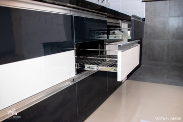 Kitchen in 2 BHK Apartment at Panama Silver Stone, Handewadi – for Sale