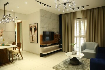 Living Room in 3 BHK Apartment at Basil Mondale, Mundhwa – for Sale